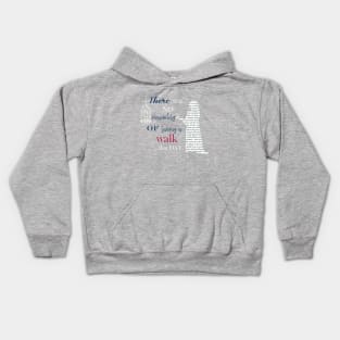 First Lines: Charlotte Bronte,Jane Eyre Kids Hoodie